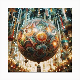 Christmas Ball Canvas Print