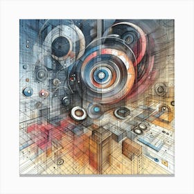 Abstract Abstract Painting Canvas Print