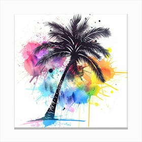 Palm Tree Painting 3 Canvas Print