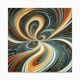 Interstellar laser light line pattern abstract art 9 Canvas Print