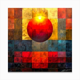 Annular Eclipse - Sunrise Canvas Print