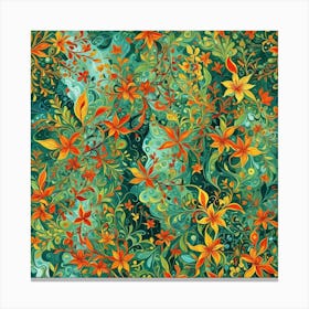 Floral Pattern Canvas Print