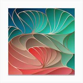 Art Nouveau Pattern 03 Canvas Print