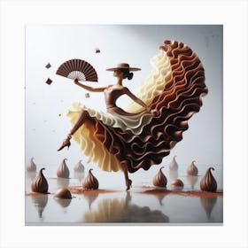 Chocolate Dancer Canvas Print