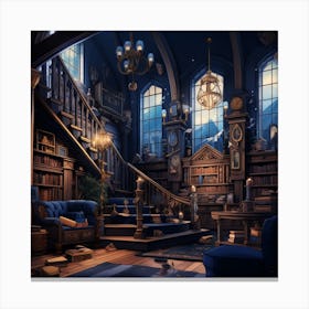 Library 10 Canvas Print