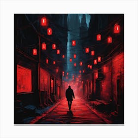 Red Lanterns Canvas Print