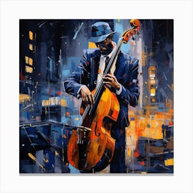 Jazz Musician 1 Canvas Print