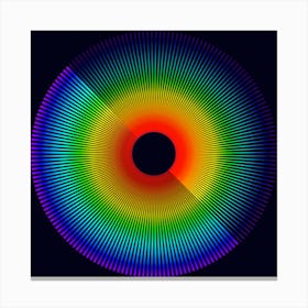 Rainbow Circle 1 Canvas Print