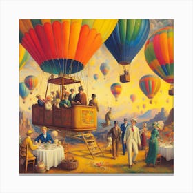 Ballooning Canvas Print