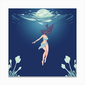 Mermaid Canvas Print