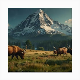 Mountain Art Canvas Print