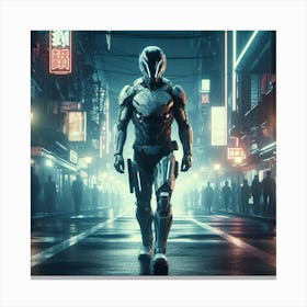 Sci - Fi City Canvas Print