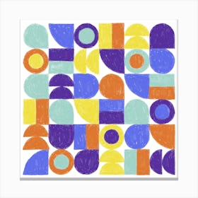 Geometric Shapes Canvas Print