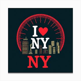 I Love New York 2 Canvas Print