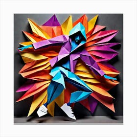 Origami Dancer 69 Canvas Print