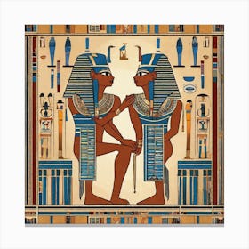 Egyptian Couple Canvas Print