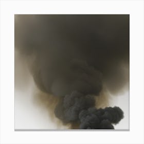Smoke Billowing From A Chimney Canvas Print