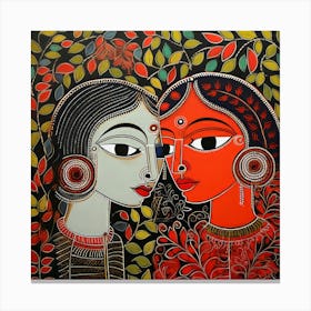 Two Women Canvas Print