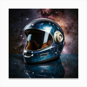 Helmet In Space 1 Canvas Print