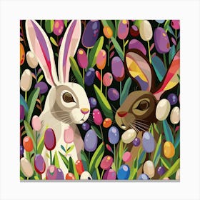 Easter Bunnies 5 Canvas Print