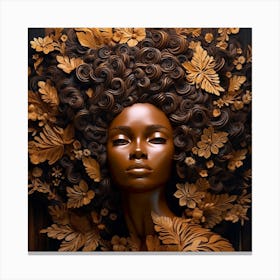 Afro-American Woman 21 Canvas Print