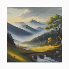 Village Aesthetics Canvas Print