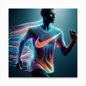 Nike Runner Canvas Print