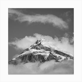 Cloudy Mountain Canvas Print