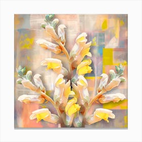 Yellow Snapdragons Canvas Print