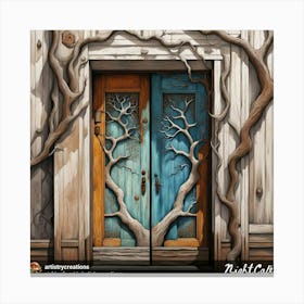 Tree Door Canvas Print