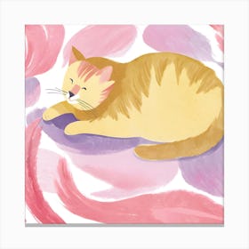 Cat Painting 5 Canvas Print