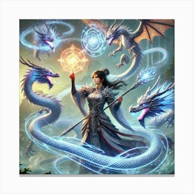 Empress Lian Dragon Spirit Manipulation Converted Canvas Print