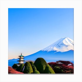 Mount Fuji view Canvas Print