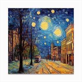 Starry Night 8 Canvas Print