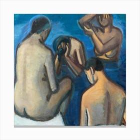 'The Bathers' 2 Canvas Print