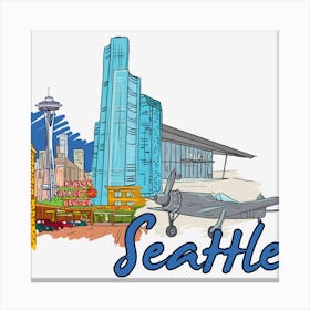 Seattle Skyline Canvas Print