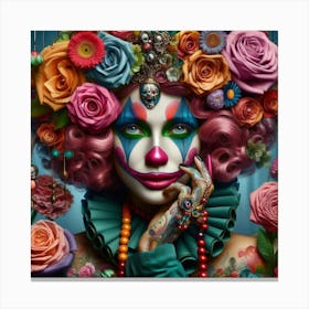 Clown 4 Canvas Print