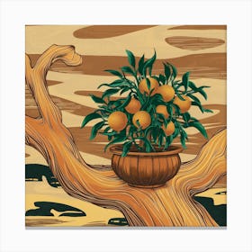 Orange Tree 3 Canvas Print