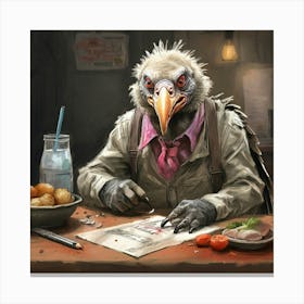 Vulture 12 Canvas Print