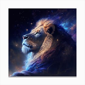 the lion Canvas Print