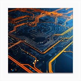 Circuit Board 55 Canvas Print