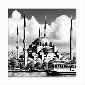 Blue Mosque Istanbul Canvas Print