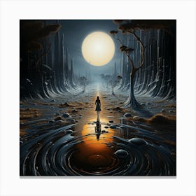 Mystic Moon Visions Canvas Print