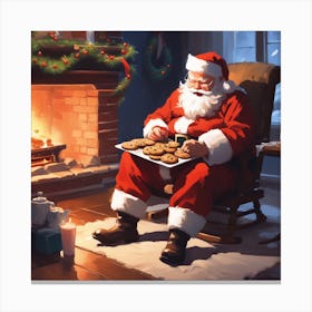 Christmas Santa 9 Canvas Print