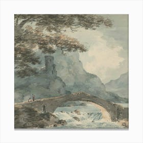 Bridge Over A River 1 Canvas Print