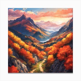 Autumn Landscape 3 Canvas Print