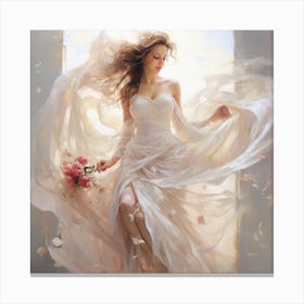 Wedding dress 1 Canvas Print