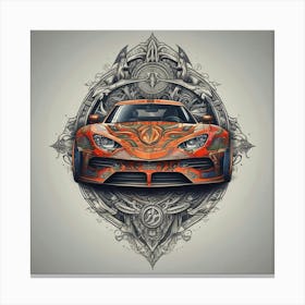 F1 Car 3 Canvas Print