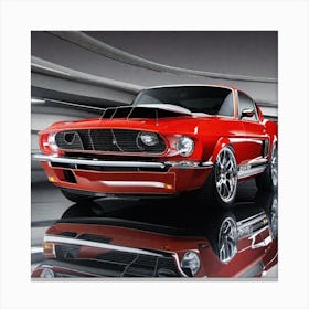 Mustang Gt 3 Canvas Print