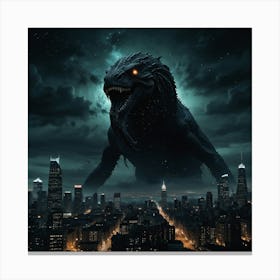 Godzilla 2 Canvas Print
